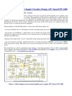 Uninterruptible Power Supply Circuitry Design Apc Smartups 1000