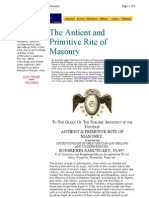 Antient and Primitive Rite of Masonry