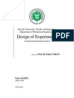 Design of Experiment