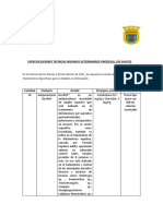 Especificaciones Tecnicas Insumos Veterinarios Prodesal Los Sauce