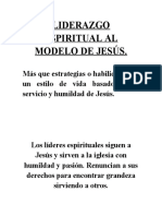 Liderazgo Espiritual Al Modelo de Jesús