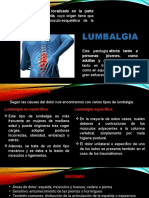 Diapositivas LUMBALGIA