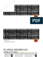 Membrane Transport