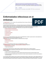 Enfermedades Infecciosas en El Embarazo