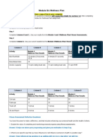 Module Six Wellness Plan: GO TO FILE - Choose SAVE AS - Save A Copy of This To Your Computer!