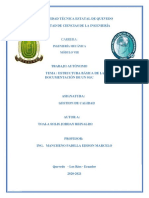 Estructura Básica de La Documentación de Un SGC