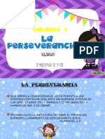 Valores 5 - La Perseverancia