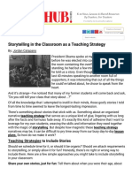 Storytelling in The Classroom As A Teaching Strategy