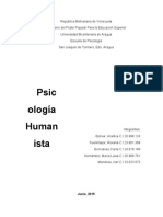 Psicologia Humanista Informe de Exposicion