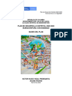 Plan de Desarrollo Distrital 2020 2023 Oficial