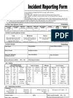 Incident Reporting Form Pages 1&2