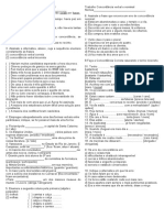 Trabalho Concordância Verbal e Nominal