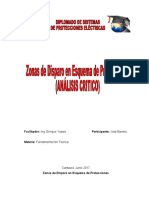 Analisis Critico. Zonas de Disparo en Esquema de Protecciones