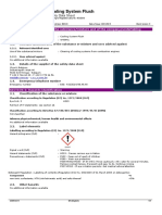 Cooling System Flush: Safety Data Sheet