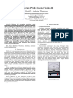 Laporan Praktikum Fisika 2 (Jembatan Wheatstone)