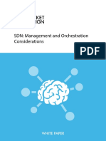 SDN: Management and Orchestration Considerations: White Paper