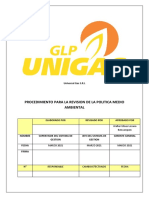 SGA-PRC-001 Procedimiento para La Revision de La Politica Medio Ambiental