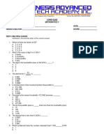 Math 5 - Long Quiz