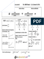 Cours - Sciences Physiques - Resumé Cinématique - 3ème Toutes Sections (2015-2016) MR ABIDI Ramzi