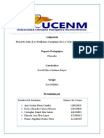 Informe Del Proyecto de Filosofia