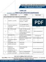 Client List - STP O&M - Ms - Eco Green - Jan 2021