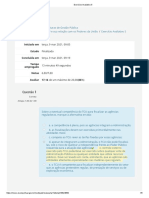 Estruturas de Gestão Pública - Exercício Avaliativo 5