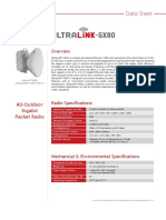 Data Sheet: All-Outdoor Gigabit Packet Radio