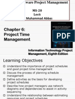 Project Time Management: MS-20 Lec6 DR Muhammad Abbas