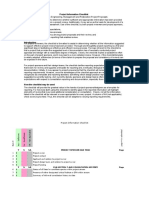 Stream Project Information Checklist 2011