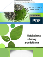 Metabolismo Urbano y Arquitetónico