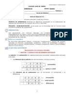 5° MATEMÁTICAS GUIAS #3 Operación Con Números Naturales