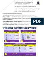 Present Continuous Desarrollado