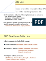 IMC Plan Guideline