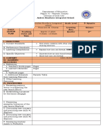 School Grade Level 9-Kyanite Teacher Learning Area Science Teaching Dates and Time Quarter 2