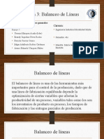 Conceptos Generales de Balanceo de Lineas