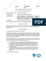 El Fallo Del Tribunal Administrativo Del Cesar