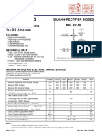 BY251 - BY255: PRV: 200 - 1300 Volts Io: 3.0 Amperes