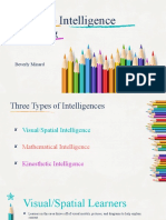 Multiple Intelligence Learning: Beverly Minard