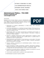 Administração Publica Rafael Encinas