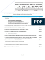 Examen 2017-2018 - M1GC S1 Organisation de Chantier