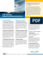 EX Series Bandwidth Link Management With Identity Data Sheet