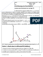 Examen Mécanique de Point