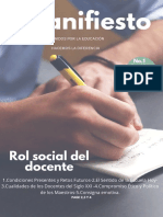 Manifiesto Rol Social Del Maestro