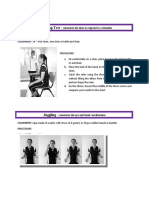 Stick Drop Test - : EQUIPMENT: 24 - Inch Ruler, Arm Chair or Table and Chair