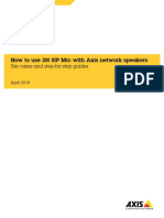 How To Use 2N SIP Mic With Axis Network Speakers: Use Cases and Step-By-Step Guides