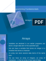 Programming Fundamentals: Arrays & Strings