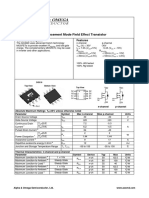 AO4620 Complementary Enhancement Mode Field Effect Transistor