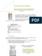 Catalogo de Productos Herbalife