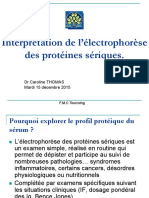 Electrophores Des Proteines Seriques R