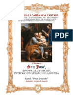 19 de Marzo. - San José, Esposo de La Virgen. Guía de Los Fieles para La Santa Misa Cantada. Kyrial Fons Bonitatis. en Apéndice: de Angelis